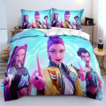 Asmenybė Kpop Demono Medžiotojas Patalynės Komplektas Prabangus Rumi Mira Zoey Antklodės Užvalkalas Pagalvės Užvalkalas Mergaičių Miegamojo Lovos Mai&scaron;as Pagalvės Užvalkalas EU Single(135*200cm)3pcs