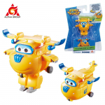 Super Wings Mini Dizzy Transformuojantis Robotas į Lėktuvą 3 Žingsniais 2 Colių Deformuojamos Veiksmo Figūrėlės 2 Režimai Transformuojamas Vaikų Žaislas blue
