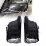 &Scaron;oninio veidrodėlio dangtelis su anglies pluo&scaron;to i&scaron;vaizda BMW 3' E46 2D 1999-2006 7' E65 2001-2008