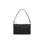 Prada blizgus odinis rankinukas Moteri&scaron;ki rankinukai Juodas 1BC155-ZO6-F0002-V-OOM Basic Set (Bag+Dust Bag)