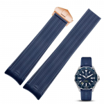 TA-G HEUER AQUARACER 43MM ciferblato plok&scaron;telėi WAY201A WAY211C WAY201B I&scaron;lenkta burna silikoninė laikrodžio apyrankė juoda mėlyna nardymo apyrankė 22mm gray