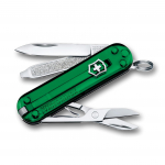 Specialus leidimas VICTORINOX Classic SD Classic spalvos Žalia permatoma &Scaron;veicarijos armijos avarinis lauko plok&scaron;čias nagų kompakti&scaron;kas ir su 10 įrankių