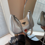 Naujas auk&scaron;tos klasės ni&scaron;inio dizaino krep&scaron;ys moteri&scaron;kas populiarus universalus įstrižainės krep&scaron;ys pečiui, pažasties krep&scaron;ys 15cm*24cm*6cm