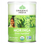 Organinis Indija, Moringa Green Superfood, 8 uncijos (226 g)