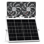 Didelės spartos saulės energijos ventiliatorius 12V 3000 RPM be&scaron;epetėlis variklis Vėdinimo sistemos sodo nameliams, kemperiams, vi&scaron;tidėms 1