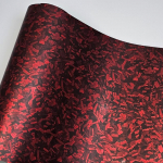 High Quality Matte Red Carbon Forged Vinyl Wrap Film Car Stickers for motorcycle Wrapping Foil With PET Liner 20CMX152CM raudona