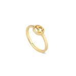 Gucci Susikertantis Dvigubas G Detalus 18K Aukso Žiedas Unisex žiedai 679115-J8500-8000 13