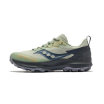 Saucony Peregrine 14 GTX S20918-212 Juodi Anglies spalvos Vyri&scaron;ki Vandeniui atsparūs Bėgimo takais Batai 42.5
