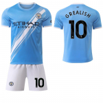 2025-26 Man City namų mar&scaron;kinėliai #9 Haaland #17 De Bruyne Futbolo mar&scaron;kinėliai XXL