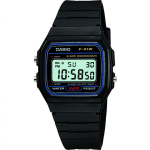Casio Skaitmeninis laikrodis Juodas F-91W-1YER juoda