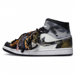 Jordan Air Jordan 1 Vintažiniai krep&scaron;inio batai Vyri&scaron;ki vidutinio auk&scaron;čio Auksiniai DQ8426-301(Team80-) 42.5