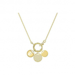 Swarovski Ginger Apyrankės pakabukas Paauksuotas karoliai Moteri&scaron;ki karoliai Baltas 5567530 White