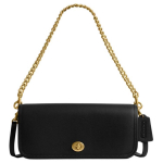Coach Dinky 26 Užsegimas raktu Odinė peties rankinė Vidutinė moteri&scaron;ka peties rankinė Juoda CW641-B4BK Basic Set (Bag+Dust Bag)