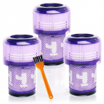 3 VNT. Filtro keitimas Dyson V12 Detect Slim belaidžiams dulkių siurbliams ir V12 Slim dulkių siurbliams, Palyginti su dalimi 971517-01 CHINA