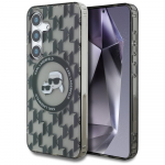 Dėklas Samsung Galaxy S25 Karl Lagerfeld MagSafe Juodas