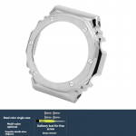 GA2100 metalinis korpusas dirželis Skirta Casio G-SHOCK ga2100 GA2110 GA-B2100 nerūdijančio plieno Laikrodžio dirželis Modifikacija solidus Rėmelis Priedai For GA2100 or GA2110 white