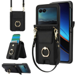 Elastingas kortelių laikiklis Piniginė Sagtis Žiedas Dirželis Grandinėlė Dėklas Motorola Razr60 Ultra Razr 60 50 Ultra 40 Moto Razr Dangtelis Motorola Razr 2025