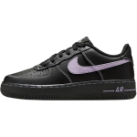 Nike Air Force 1 Lv8 Neslystantis amortizavimas Atsparus dilimui Žemi Vaikų riedlentės batai Juodi HJ4563-001 36.5