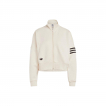 Adidas Originals Trefoil logotipas Auk&scaron;ta apykaklė 3 juostelės Užtrauktukas Sportinis &scaron;varkas Moteri&scaron;kas &scaron;varkas Miracle-White IB7316 XL
