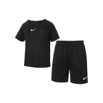 &bdquo;Nike&ldquo; logotipo spausdintų laisvalaikio trumpų rankovių &scaron;ortų komplektas vaikams, juodi DH9484-011 L