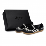 Adidas Originals Samba Jane 811 Gamyba, Nakties Glėbys, Speciali Avalynės Dėžutė Mary Jane Batai Moteri&scaron;ki Juodi Balti JQ6445(Team80-S-BOX) 36⅔