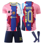 YSHT Messi Atminimo Vaikų Futbolo Mar&scaron;kinėliai Daugiaspalvė Sporto Įranga 110-120 CM įvairiaspalvis