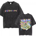 Skalbti Vintažiniai System of A Down Chop Suey Mar&scaron;kinėliai Vyrams Moterims Retro Roko Per dydį S Alternatyvaus Metalo Merch Mar&scaron;kinėliai M