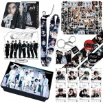 StrayKids karma Dovanų dėžutė Stovinti figūrėlė Lipdukas Mini kortelė Virvelės rinkinys Kalėdinė dovana DOIT gainet