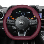 Tinka Alfa Romeo itin plonai kvėpuojančiai odinei vairo apdangalai Tinka 159 147 Gt Giulietta Mito Giulia Stelvio