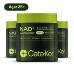 Cata-Kor 500mg - NAD+ papildas odos senėjimo palaikymui, energijai ir susikaupimui - 60 vnt. pack of 3