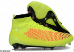 Vyrų vandeniui atsparūs futbolo bateliai &ndash; Ghost Face megzti FG dygliuoti bateliai (Dydžiai 39-45) &ndash; Galimas nemokamas pristatymas Size 42 black