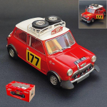 1:18 Morris Mini Cooper MK1 Ralio Lydinio Lenktyninio Automobilio Modelis Metalo Liejiniai Kelioniniai Visureigiai Automobilio Modelis Simuliacija Vaikų Dovanos red