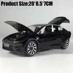 1:24 Modelis Y Facelift Off Road Visureigis Aliuminio Metalo Liejimo Modelis Automobilis Garsas & &Scaron;viesa Atgal Traukiamas Vaikų Žaislas Kolekcionuojami Daiktai Gimtadienio Dovana