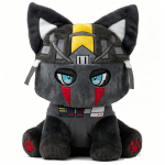 Call of Duty K&ouml;nig Meow pliu&scaron;inis žaislas Naujas kolekcinis 30 cm Super mink&scaron;tos medžiagos Mielas katės dizainas Meow king (spot) 305g
