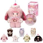 TOP ŽAISLAS Nommi Hitokuchi Medaus serijos pliu&scaron;inis pakabukas 1 vnt. Gacha aklas dėžutės figūrėlė Plastikinis modelis Premium Sofubi Gimtadienio dovana Originalus personažas
