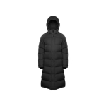 Aritzia pūkinė striukė, žąsų pūko, iki kelių ilgio, pūsta, &scaron;ilta, duonos stiliaus striukė vyrams ir moterims S juoda