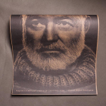 Garsus autorius Hemingway senas nuotraukų plakatas Senis ir jūra Retro įžymybių plakatas 1pc
