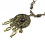 Les Tr&eacute;sors De Lily [E5703] - Collier Cr&eacute;ateur 'Pisces' Marron ruda