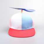 Vasaros Moterys Vyrai Sraigtasparnis Propeleris Beisbolo kepurės Spalvingos spalvingos kepuraitės nuo saulės vaikams Vaikams Reguliuojama Snapback Tėčio kepurė 56-61cm
