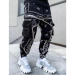 Hip Hop spausdinimo kelnės Vyri&scaron;kos kelnės Mados Streetwear sportiniai kelnės vyrams Bėgiotojai High Street Laisvos krovininės kelnės Vyrai M