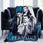 Supernatural antklodė sofos antklodės užvalkalas Kelioninė patalynė I&scaron;leidžiama antklodė Biuro flanelinė antklodė lovatiesė TV antklodės Dovana 150x180cm