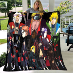 Itin skaidri 3D Naruto lova antklodė Biuro Namai Žygiai Piknikas Stora antklodė Madinga lovatiesė Flanelinė antklodė 75x90cm