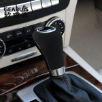 Car Suede wrapping Gear Shift Knob Handle Collars ABS Cover Sticker Trim For Mercedes w204 w212 W169 W219 W463 CLS C E A G juoda