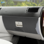 Automobilių priedai Anglies pluo&scaron;to priekinės keleivio pusės pir&scaron;tinių dėžutės skydelio dangtelio apdaila, skirta VW Golf 4 Jetta Bora MK4 R32 GTI 1999-2004 m.