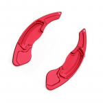 2 vnt., skirti Honda Accord 13-18 aliuminio raudonos spalvos DSG pavarų perjungiklių ilgintuvams, apdailos dekoravimui