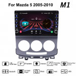 2 din Android automobilio radijo daugialypės terpės vaizdo grotuvas, skirtas Mazda 5 2005-2010 su mygtuko rankenėle WiFi BT 1+16GB