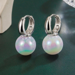 &bdquo;Mermaid Pearl&ldquo; ausų sagtis Naujas madingas ni&scaron;os dizaino jausmas yra auk&scaron;to lygio balta