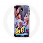 Coque pour Samsung Galaxy S5 Poursuis Tes R&ecirc;ves M&iacute;a C&aacute;ceres et &Aacute;lvaro Paz Go! Vive a tu manera