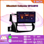 Automobilinis radijas Android Auto skirtas Mitsubishi Outlander 2012-2018 Multimedijos grotuvas GPS navigacija Stereo Carplay HU 4+64GB