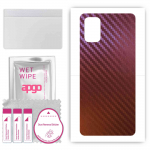 apgo skin sticker film foil vinyl for the BACK compatible with Samsung Galaxy M31s, scratch-resistant, easy to install - Carbon Chameleon CAKA5